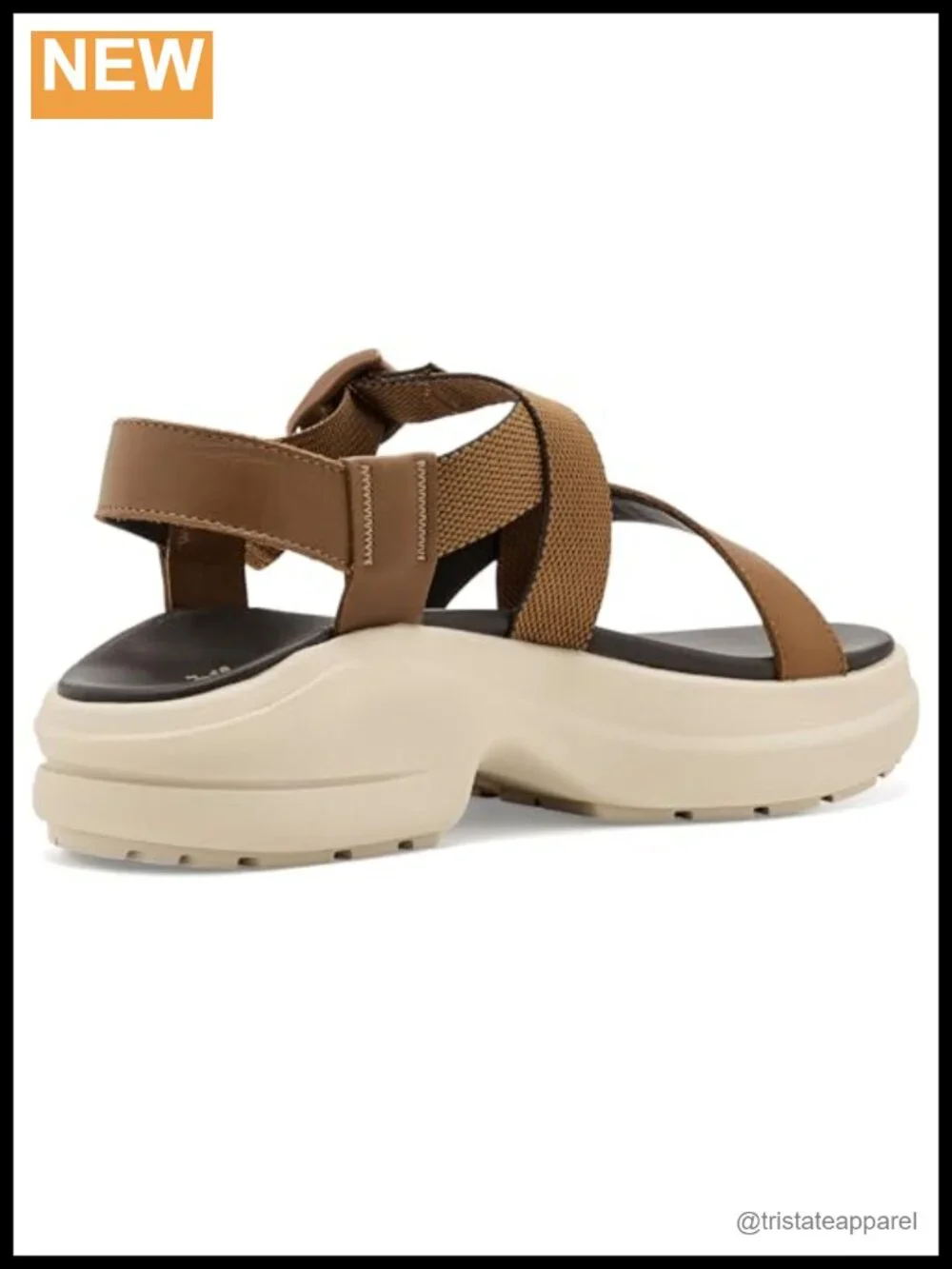 Chaco Cushform Platform Sport Sandal Leather Adjustable Strap